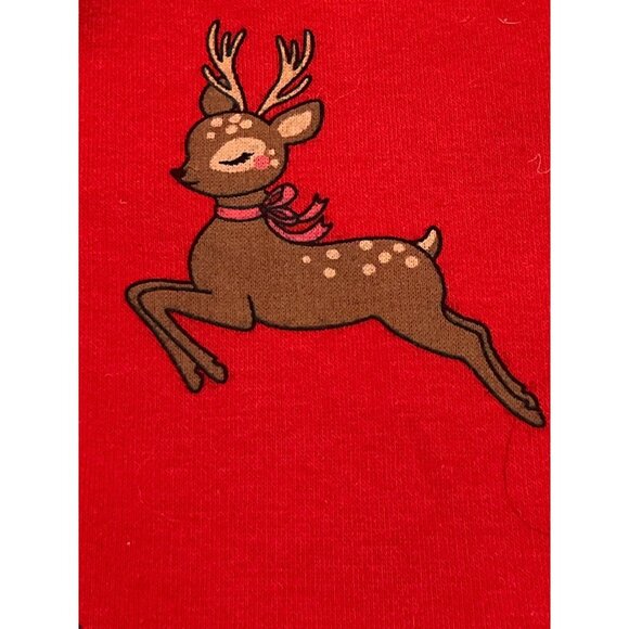 H&amp;M Leaping Reindeer 3T Sweatshirt EUC - Picture 3 of 3